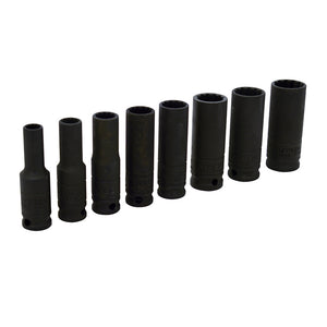 Juego de 8 Dados de Impacto Largos en pulgadas 3/8" Urrea 72103