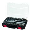 Juego de dados y accesorios cuadro de 1/2" combinado, 30 piezas Urrea 5401CD