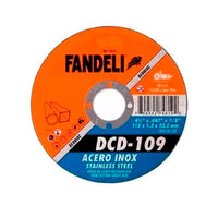 Disco Para Corte Delgado Inox 4" x 3/64" x 7/8"- ECO, Fandeli 74819