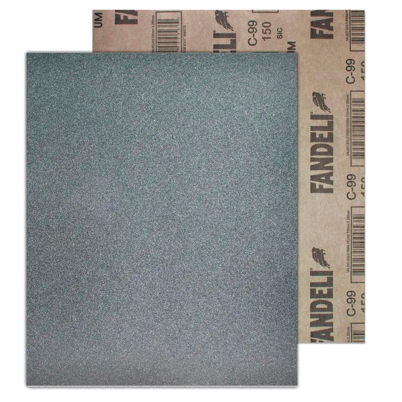 Hoja De Lija De Agua De 9 x 11", C-99, Grano 150, Fandeli 00054