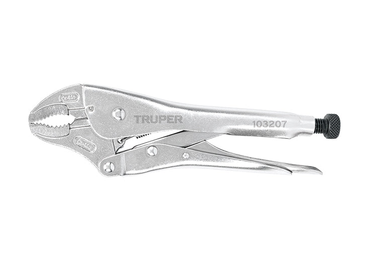 Pinza De Presión 10" Mordaza Curva, Tipo Japonés, Truper 103207