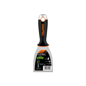 Espátula Flexible 3" Acero Inox. Mango Comfort Grip, Expert 15851
