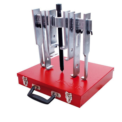 Extractor quijada recta tipo A 6 ton, 15pzs en caja metalica fosfatizado Urrea 4212SJBB