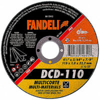 Disco De Corte Multimaterial Delgado Pro 4 1/2 X 7/8", Fandeli 74651