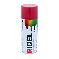 Pintura en Aerosol 400 ml/280gr Color Rojo Metalico, Ridel PA-MRO.