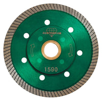 Disco de Diamante de 4 x 0.04 x 7/8 Verde Plata Austrodiam 1590