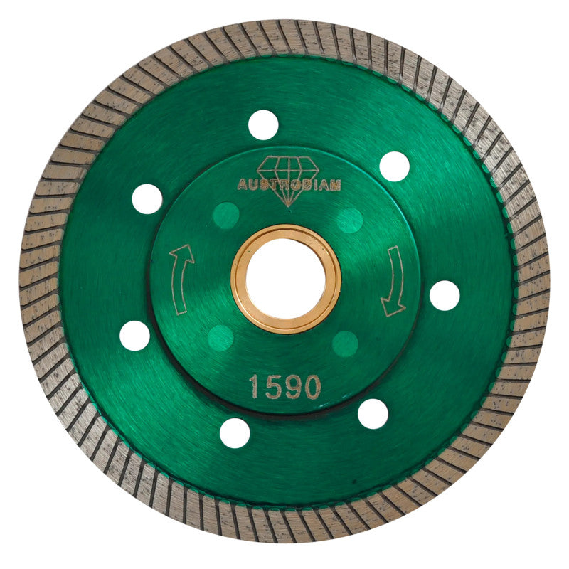 Disco de Diamante de 4 x 0.04 x 7/8 Verde Plata Austrodiam 1590