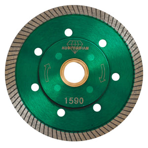 Disco de Diamante de 4 x 0.04 x 7/8 Verde Plata Austrodiam 1590