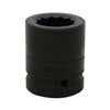 Dado de impacto cuadro de 1", 12 puntas, en pulgadas, 1-5/8" Urrea 10026T