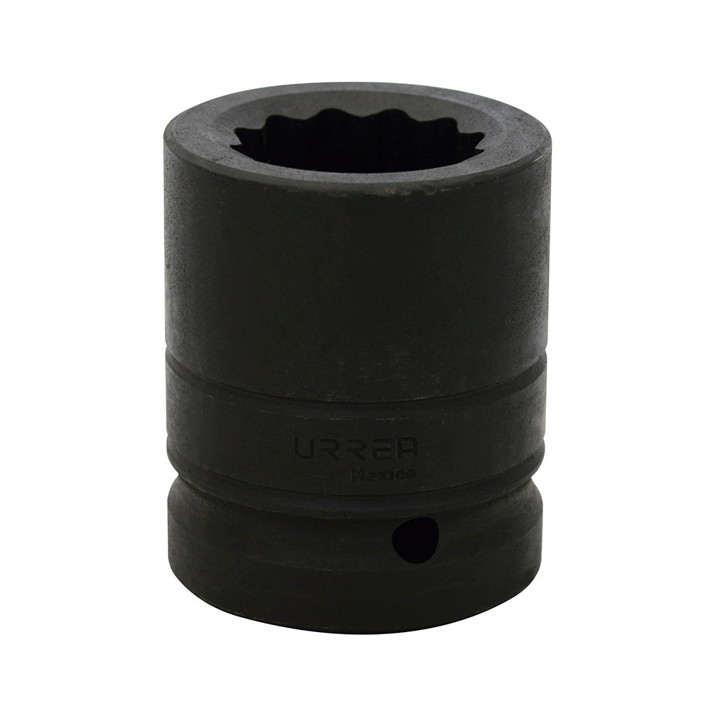 Dado de impacto cuadro de 1", 12 puntas, en pulgadas, 1-5/8" Urrea 10026T