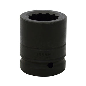 Dado de impacto cuadro de 1", 12 puntas, en pulgadas, 1-5/8" Urrea 10026T
