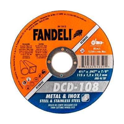Disco Para Corte Delgado Metal Inoxidable 4