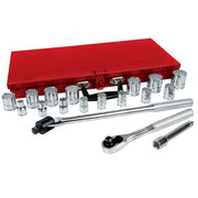 Juego de 19 Dados y Accesorios en Pulgadas 1/2" Urrea 54120