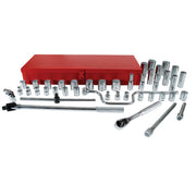 Juego de 43 Dados y Accesorios en Pulgadas 1/2" Urrea 5400G