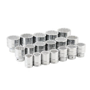 Juego de 18 Dados en Pulgadas 3/4" Urrea 55109