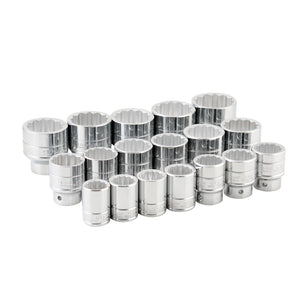Juego de 18 Dados en Pulgadas 3/4" Urrea 55109