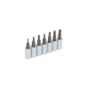 Juego de 7 Dados Punta Torx Cuadro de 1/4" Urrea 4739C