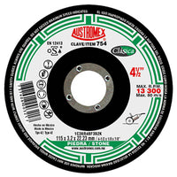 Disco Abrasivo de 4-1/2 x 1/8 x 7/8 para Corte de Piedra Austromex 754