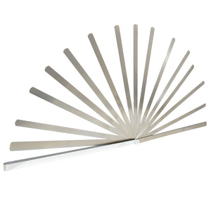 Calibrador de 12" en Pulgadas Extralargo 25 Hojas, Urrea 000F.