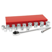 Juego de 17 Dados y Accesorios en Pulgadas 3/4" Urrea 55100H