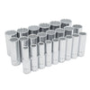 Juego de 23 dados largos métricos 1/2" Urrea 54201