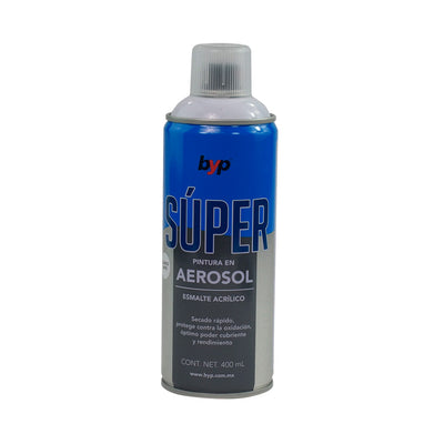 Aerosol Acrílico Blanco Mate 400ml Super, BYP ABMS00