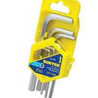 Juego de 7 Llaves Hexagonal "L" Métricas 1.5 mm a 6 mm Surtek ALLF7M