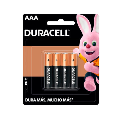 Blister de Pila Tipo AAA Duracell