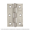 Bisagra Rectangular 3-1/2" Acero Inoxidable, Hermex 43204