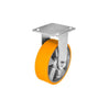 Rodaja Aluminio PU Naranja Fija 6", Dogotuls ZF5271