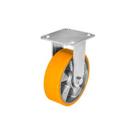 Rodaja Aluminio PU Naranja Fija 6", Dogotuls ZF5271