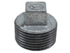 Tapon Galvanizado Macho 1". C150, Cnx GTAPONM25