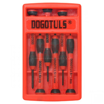 Juego de Desarmadores P/Joyero Plano y Estrella, Dogotuls HE2001