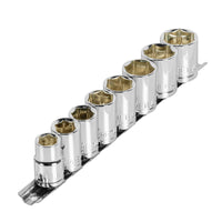Juego De 8 Dados Cuadro 1/2' mm, Pretul 21176