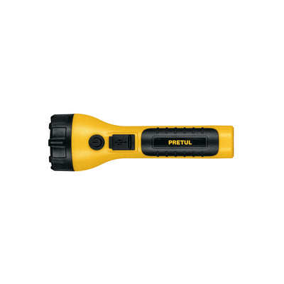 Linterna Plástica Recargable De LED, 120 Lúmenes, Pretul 26101