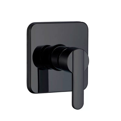 Mezcladora Monomando Para Regadera Acabado Negro Mate Meer MZR- 017M.