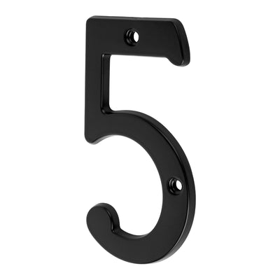 Número 5 De Latón Sólido 4