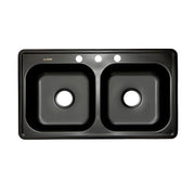 Tarja Doble Acero Inox 201 Calibre 22 84x48 3 Perf Negra, Meer TD8448N.