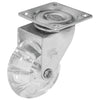 Rodaja PU Transparente Giratoria 2", Dogotuls ZF5252
