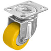 Rodaja PU Amarillo Cromada Giratoria 2", Dogotuls ZF5283