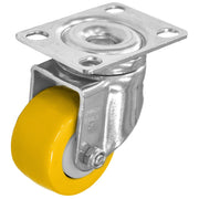 Rodaja PU Amarillo Cromada Giratoria 2", Dogotuls ZF5283