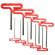 Juego de 10 Llaves "T" en Pulgadas 6" Vinil Urrea 4965G