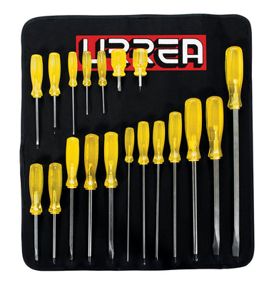 Juego de 19 Desarmadores Ámbar Combinado, Urrea 9600E
