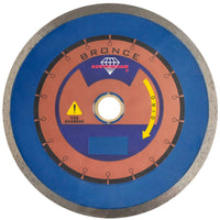 Disco de Diamante de 4 x 0.08 x 7/8 Azul Bronce Austrodiam 1545