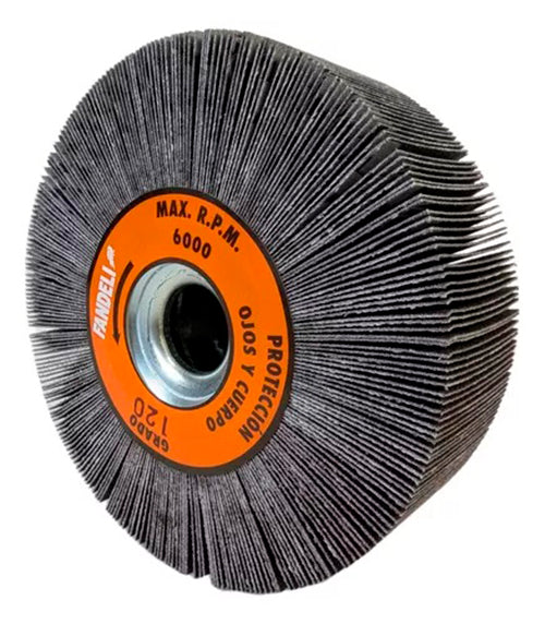 Rueda LP De 6" x 2" x 1", Grano 120, X-88, Fandeli 09068