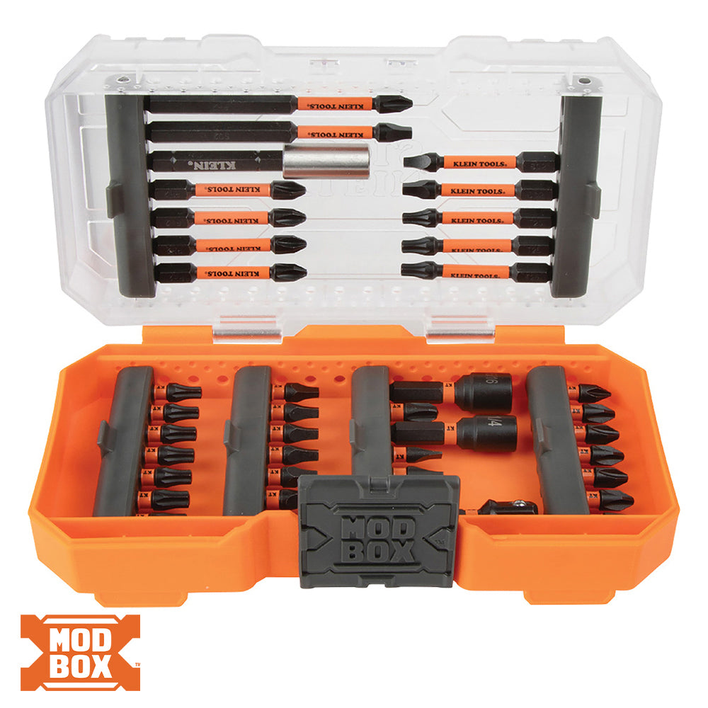 Juego De Puntas Para Desarmador De Impacto ProFlex, 40 Piezas, Klein Tools 33801