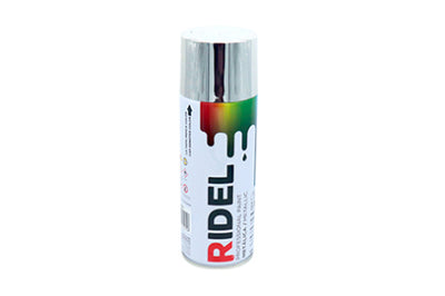 Pintura en Aerosol 400 ml/280gr Color Cromo, Ridel PA-CROM.