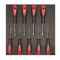 Juego de 9 Dest. bimaterial De Caja mm Urrea CH210***