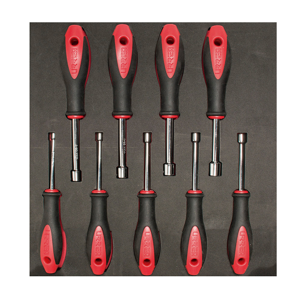 Juego de 9 Dest. bimaterial De Caja mm Urrea CH210***
