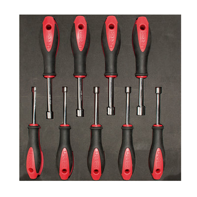 Juego de 9 Dest. bimaterial De Caja mm Urrea CH210***